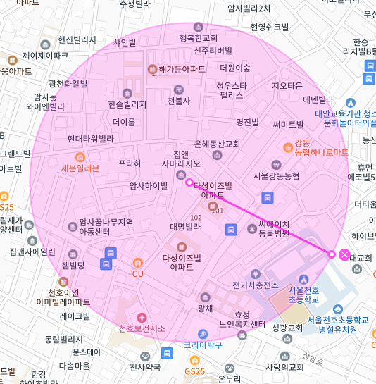 서울 강동구 암사동 | 월주차 정기권 | 평일 | 서울천호초등학교 인근 주차장