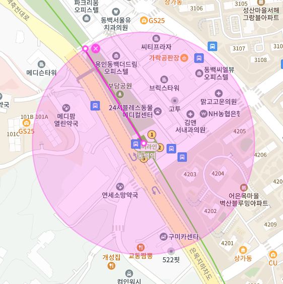 용인시 기흥구 중동 주차장｜동백역 월주차