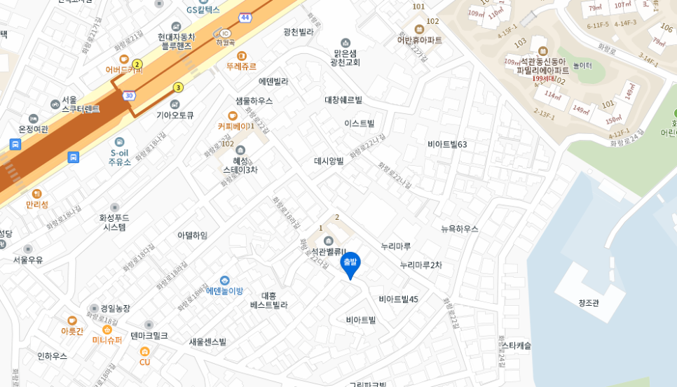 상월곡역 월주차│성북구 화랑로│상월곡역 3번출구 성북정보도서관 인근 │월 10만원대
