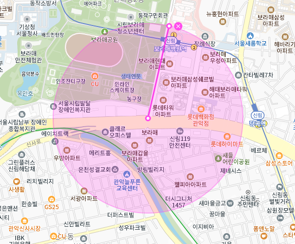 보라매병원역 월주차│동작구 신대방동│보라매병원역 2번출구 인근 │월 30만원대