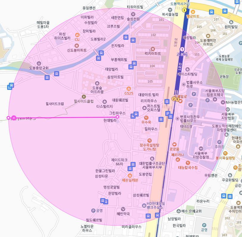 도봉동 월주차 │ 도봉구 도봉로 │도봉역 2번출구  인근 │월 10만원대