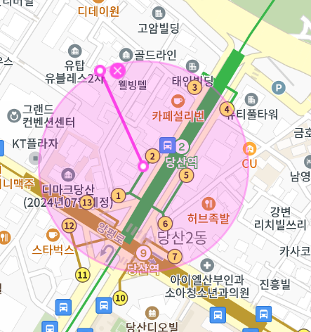 당산역 월주차, 영등포구 당산동 주차장 안내
