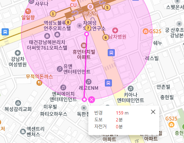 언주역 월주차 역삼동 최적주차장