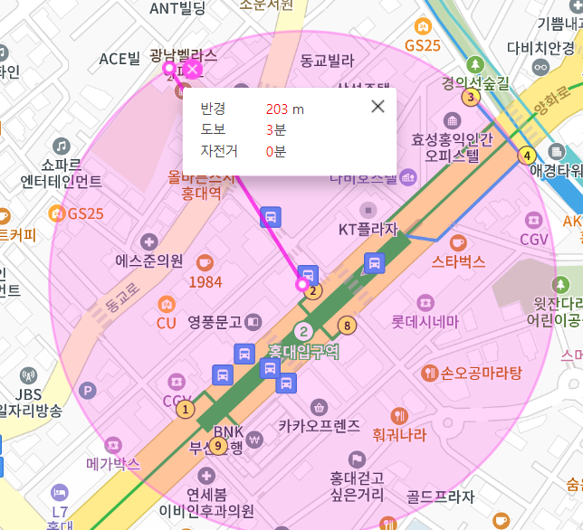홍대입구역 월주차 2번 출구 인근 주차 정보