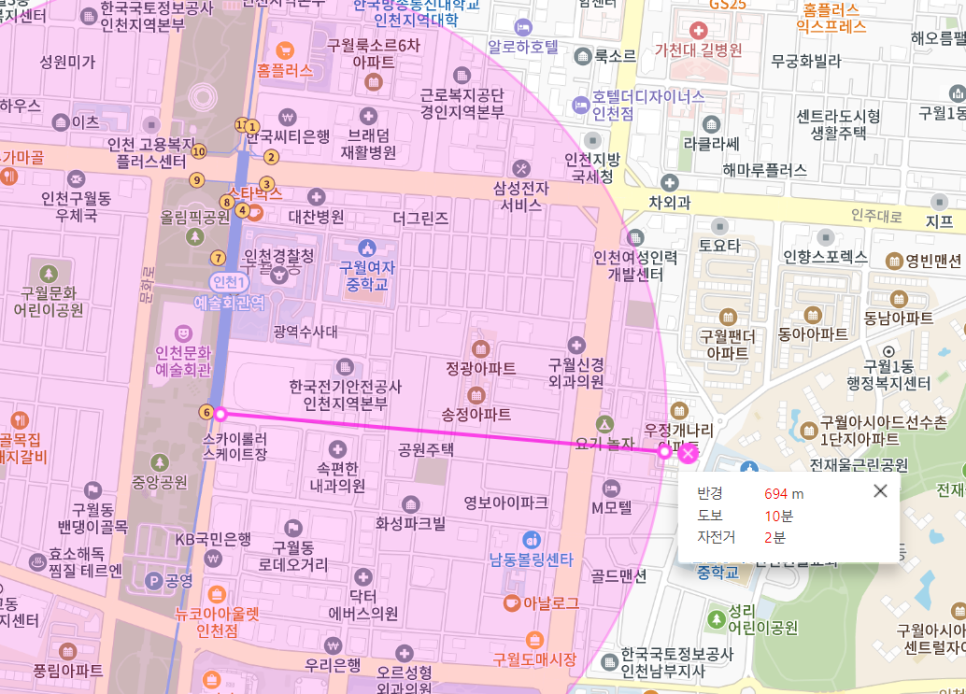 편리한 주차생활 구월동 월주차