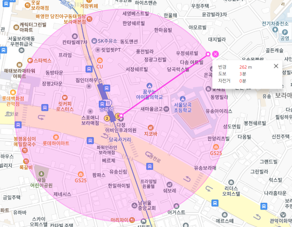 당곡역 월주차 1번 출구 주변 추천합니다.