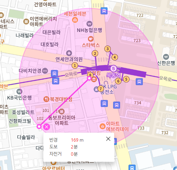목동역 월주차 8번 출구 주변 가까워요