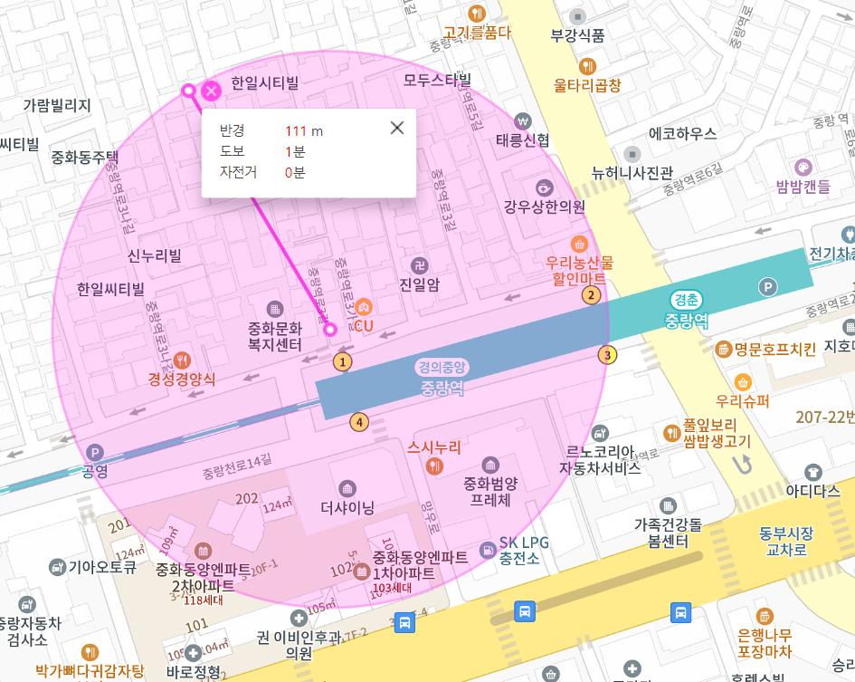 주차로 인한 스트레스 중랑역 월주차로 해결