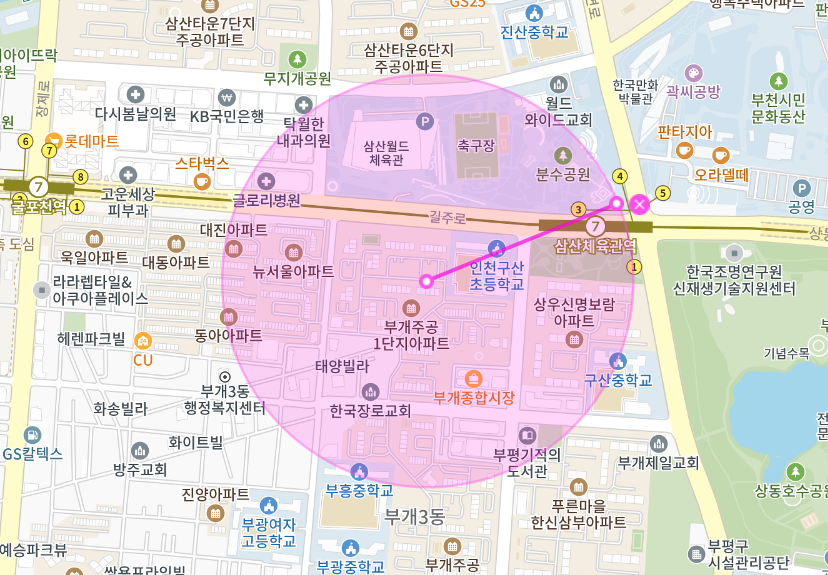 삼산동 월주차 _ 핑크 스파이더스 경기와 김연경을 편하게 보는 주차 방법!