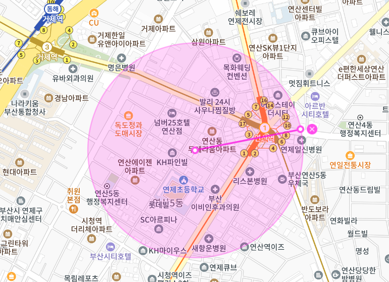 연산동 월주차 _ 연산역 1번 출구에서 5분 이내에 도착 가능한 역세권 주차장 정보가 궁금하다면?