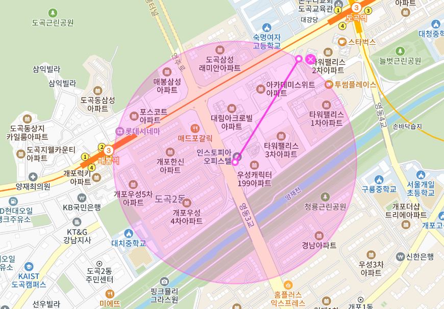 도곡역 월주차 _ 강남에서 월주차 찾기! 도곡역과 매봉역 사이 월주차장 정보 궁금하다면?