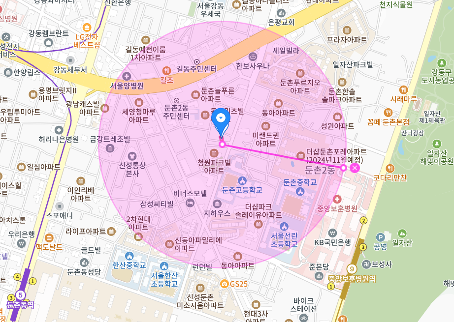 둔촌동 월주차 _ 중앙보훈병원 인근 월주차 정보 공개합니다.