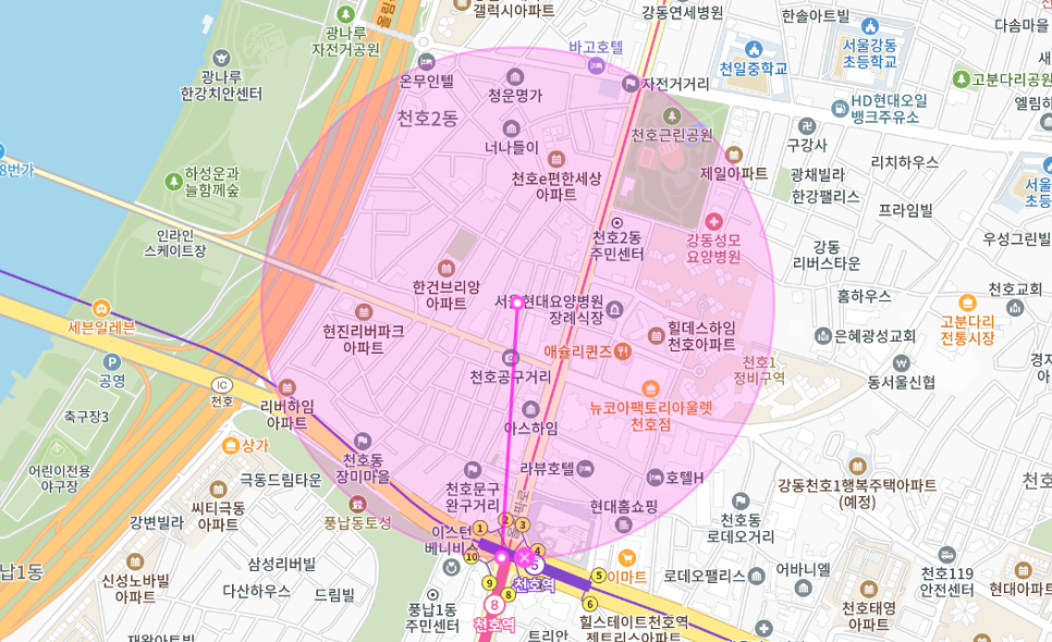 천호동 월주차 _ 지정석에 단일 주차가 가능한 월주차장 안 궁금하세요?