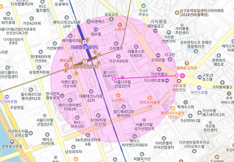 가산디지털단지역 월주차 _ 롯데팩토리아울렛 가산점에 월주차 가능합니다!