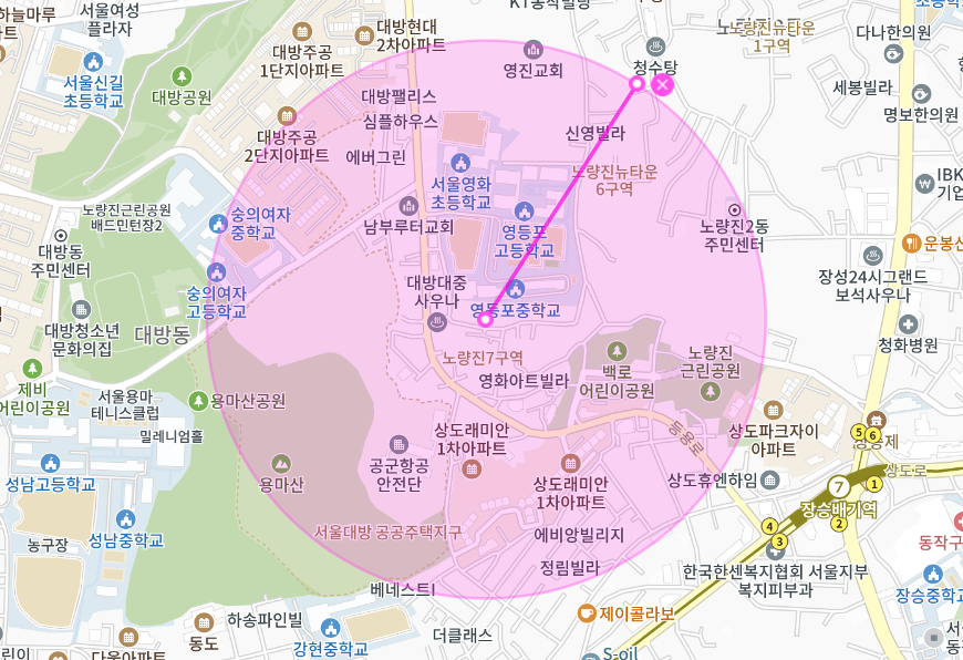 대방동 월주차 _ 영등포 중고등학교 인근에 주차장 고민 끝! 주만사에서 확인하세요.