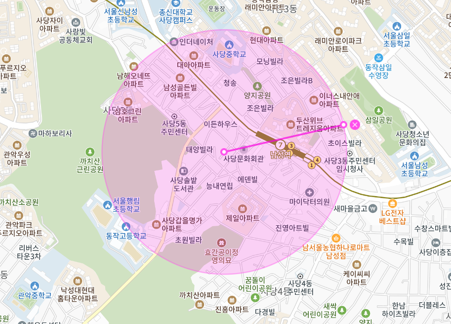 사당동 월주차 _ 남녀 모두 이용이 가능한 남성역 2번 출구 인근에 월주차장 빠르게 선점하세요!
