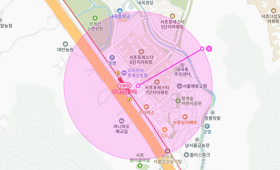 청계산입구역 월주차 _ 2번 출구에서 한 걸음만에 도착 가능한 월주차장 정보 궁