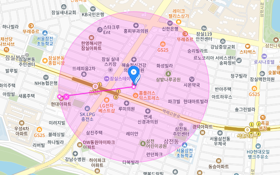 삼전동 월주차 _ 주자식/기계식 모두 가능한 삼전역 2번 출구 앞 주차장
