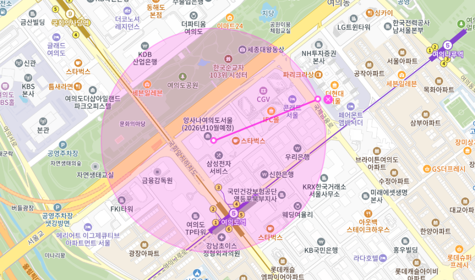 여의도동 월주차 _ 여의도역 3번 출구에서 도보로 3분 걸리는 월주차장