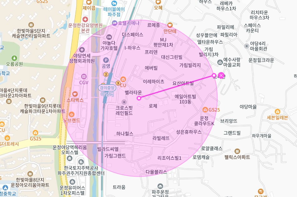 야당동 월주차 _ 야당역 3번 출구에서 도보 3분