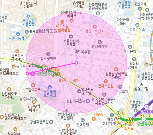 왕십리도선동 월주차_상왕십리역 2분 거리 주차장