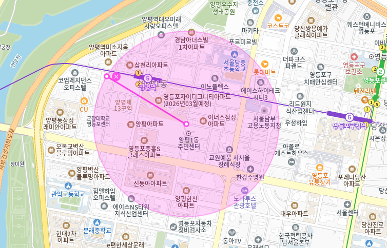 양평동 월주차_양평역 5분 거리 역세권 주차장