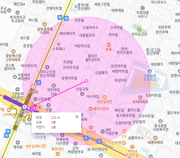 군자역 월주차_ 위치가 너무 좋은 주차장