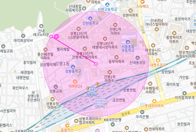 중랑구 월주차_중랑구 망우역 2분 거리 주차장