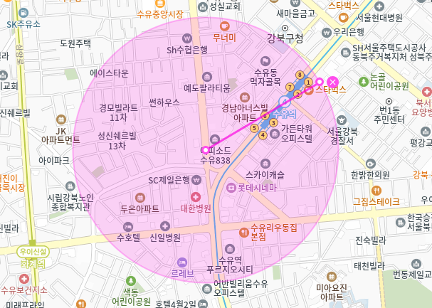 강북구 월주차_강북구 수유역 1분 거리 주차장