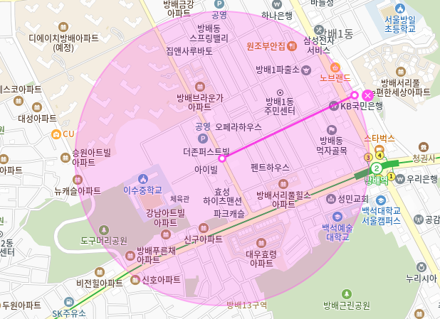 방배역 월주차_방배역, 이수중학교 인근 주차장