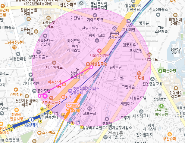 전농동 월주차_청량리역 5분 거리 주차장
