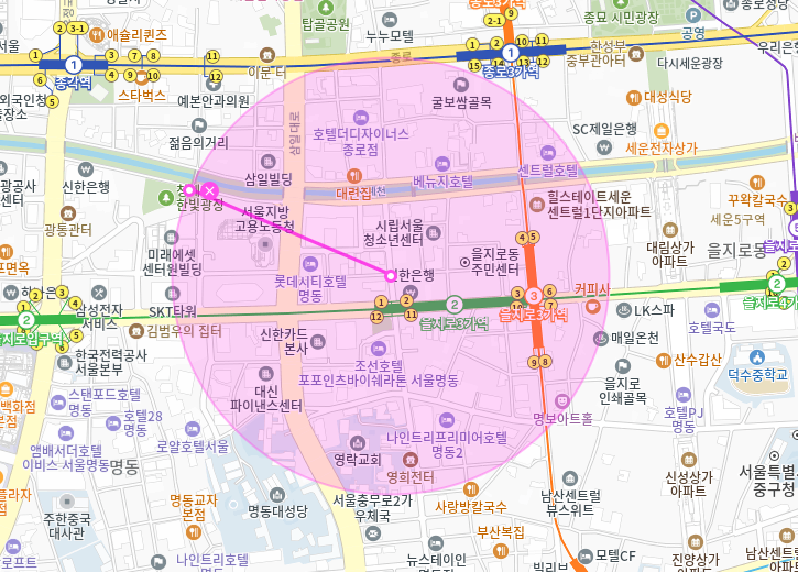 을지로3가역 월주차_을지로3가역 1분 거리 주차장