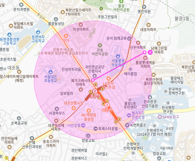 불광역 월주차_불광역, 불광 초등학교 인근 주차장
