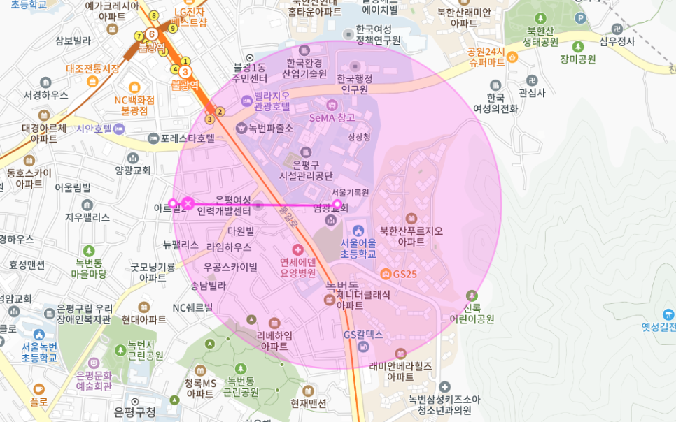 서울혁신파크 월주차 _ 불광역, 서울기록원 주변 24시간 사용 가능한 주차장