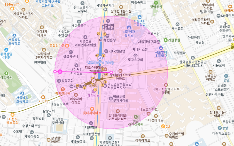 이수역 월주차 _ 엠씨더멕스 이수 아니에요! 지하철 4번 출구 인근 지정석에 나만 주차 가능한 주차장