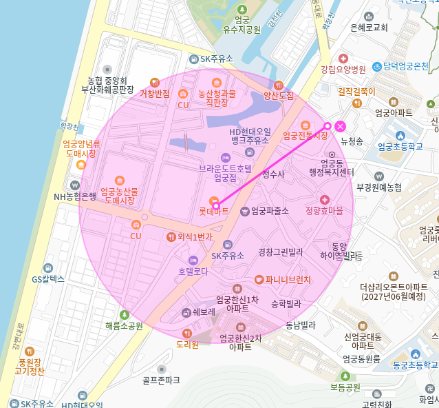 엄궁동 월주차_롯데마트사상점 Tmap 제휴 월주차장