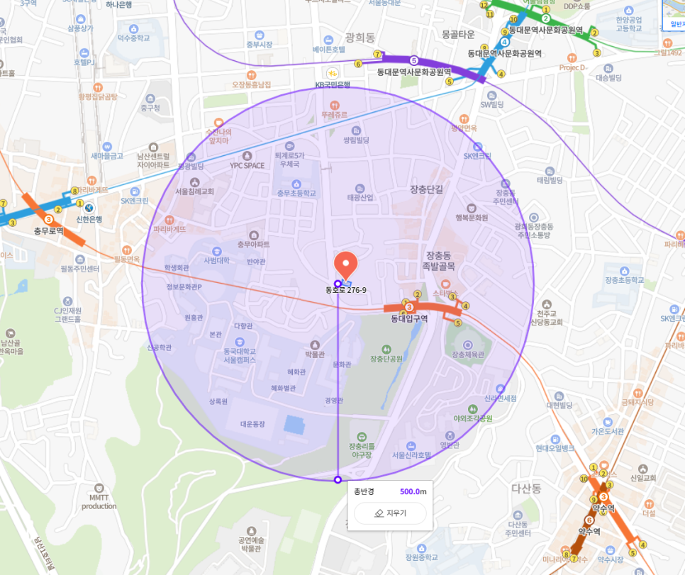 장충동 월주차_동대입구역 바로 옆 장충동 월 주차장 마감 임박!