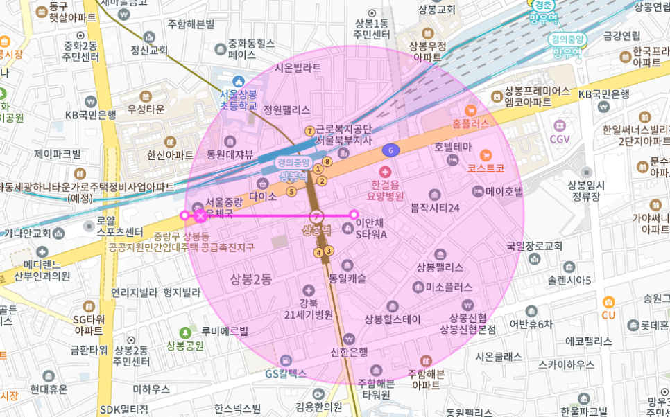 상봉역  주차장 _ 지하철 2번, 3번 출구에서 2분이면 도착하는 승용차 전용 기계식 주차장