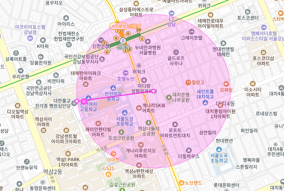 선릉역 월주차 _ 기계식(승용)/ 24시간 사용 가능/ 빈자리 주차/