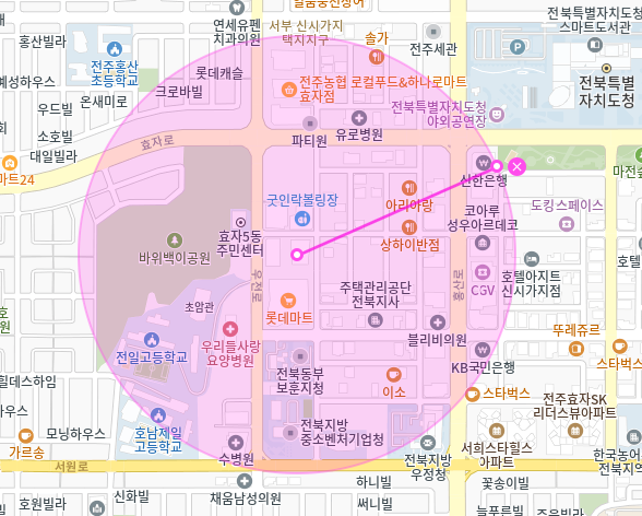전주시 월주차_완산구 효자동 울티마툴레 Tmap 제휴 월주차장