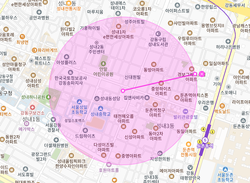 성내동 월주차 _ 성내 중학교 주변에 24시간 사용 가능한 월주차장 정보!