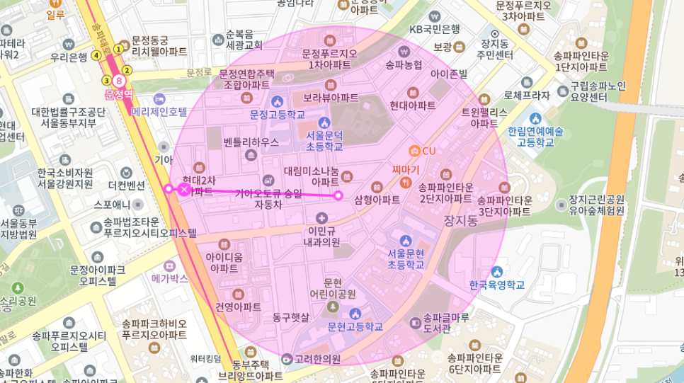 문정동 월주차 _ 문정동 교직원 및 학부모님들에게 매우 유요한 주차장 정보