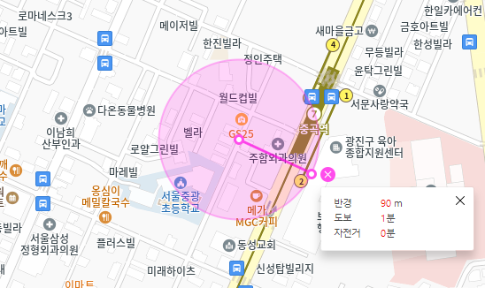 중곡동 월주차 _  주차할 곳 찾아 헤매지 마세요, 주만사가 알려드립니다!