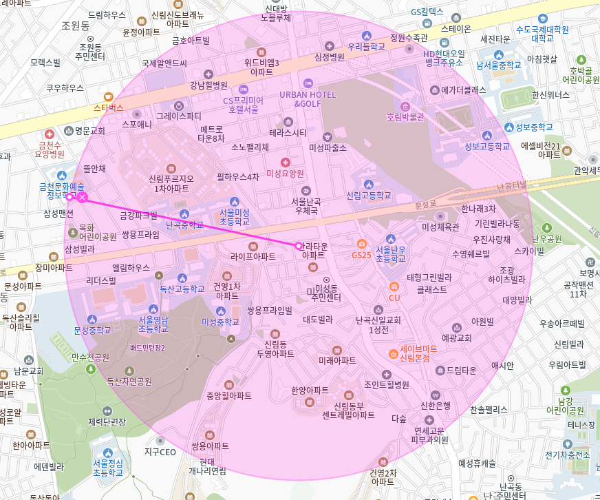미성동 월주차 / 독산 자연공원 도보 5분거리