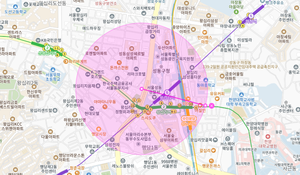 왕십리역 월주차 _ 기계식/승용차/24시간 사용 가능