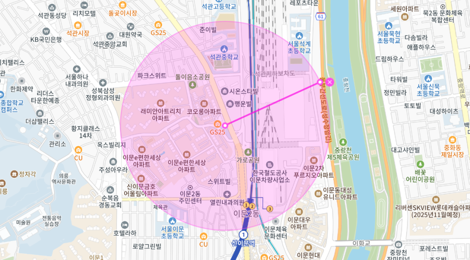 이문동 월주차 _ 신이문역 1번 출구에서 가까운 단일주차장 지정석 24시간