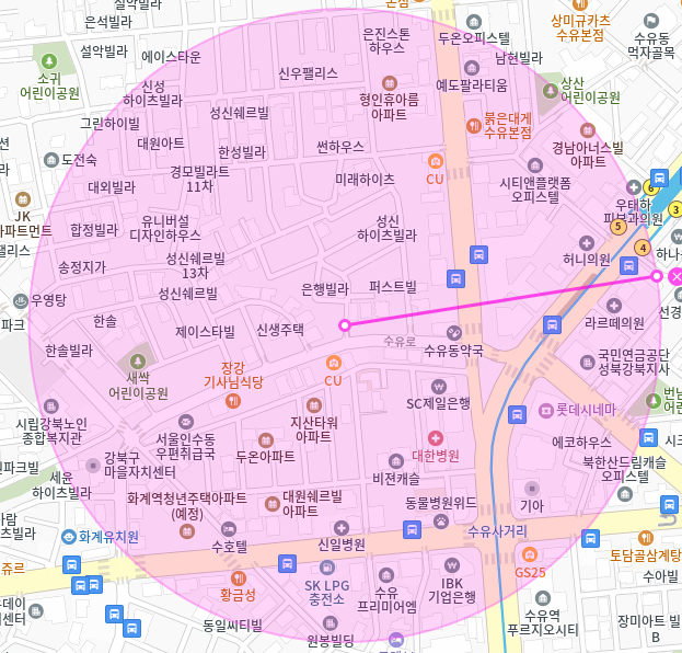 수유동 월주차 / 수유역 도보 5분 가격인하!