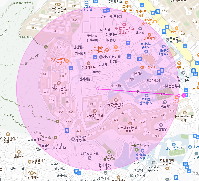 천연동 월주차 / 감리교 신학대학교인근