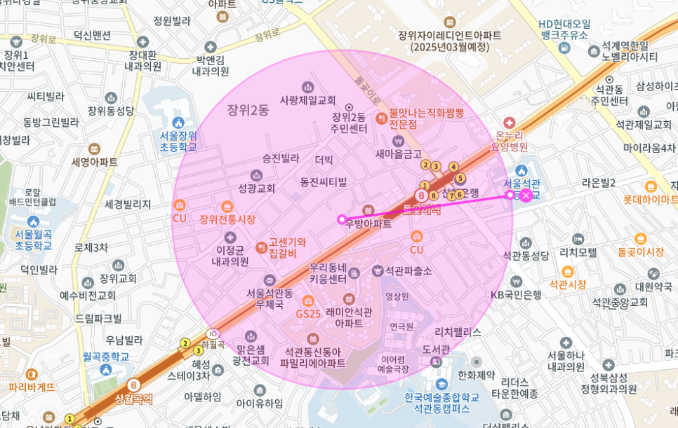 돌곶이역 월주차 _ 평일 전용 역세권 주차장