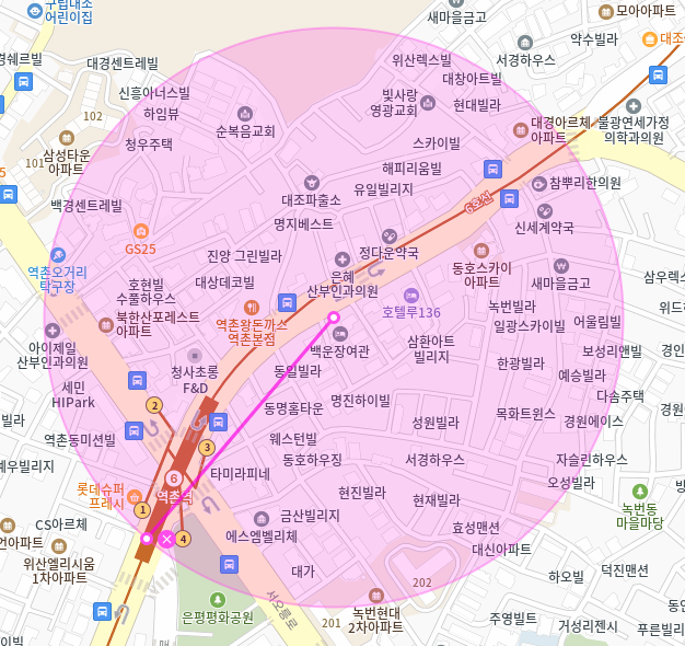 역촌역 월주차 / 역촌역 도보 2분 역촌왕돈까스역촌본점 인근